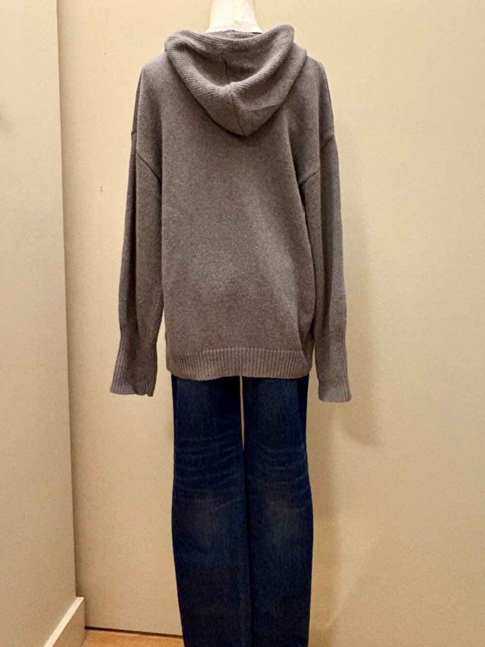 Button Drawstring Hooded Cardigan - Picture 7 of 10